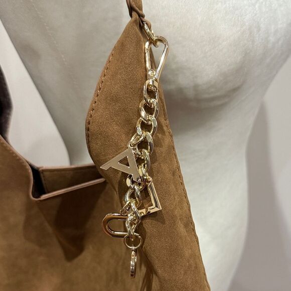 Aldo Flonn Tan Suede Hobo Bag - Picture 4 of 7